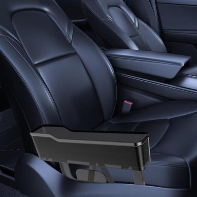 Car Seat Side Organizer Auto Console Side Storage Box Car Console Side Organizer For Phones Glasses Keys Cards Car Accessories