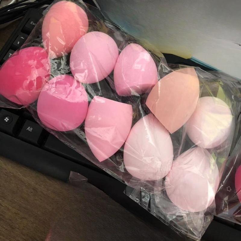 Makeup Sponge Set Suitable for Liquid BB Cream Powder Application Makeup Egg Dry Wet Dual-use Powder Puff