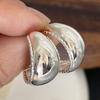 925 Sterling Silver Earrings For Women Trendy Simple Round Lace Earring Jewelry Prevent Allergy Party Christmas Accessories