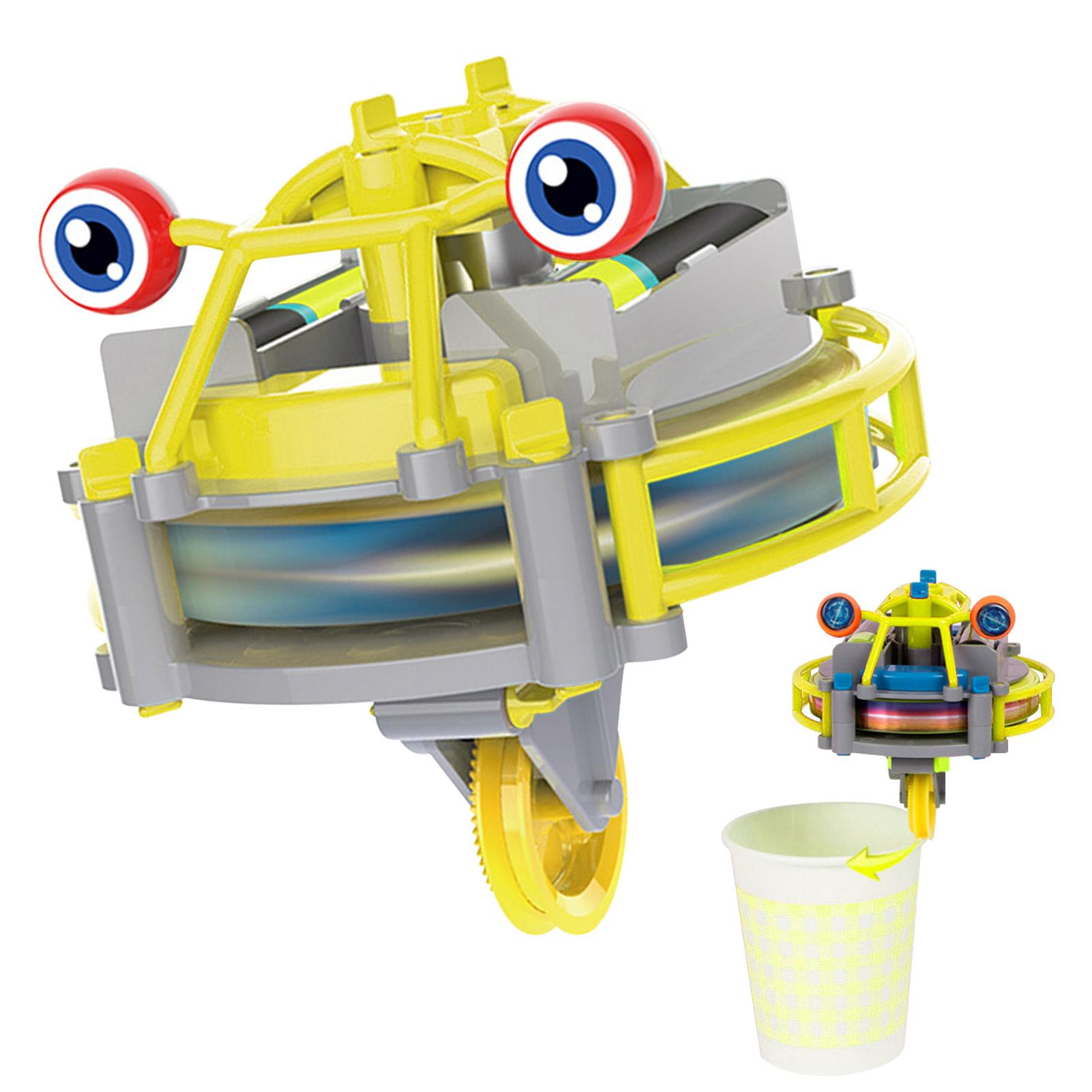 

Robot Fidgets Toy Tumbler Anti Gravity Unicycle Luminous Gyro Double-variable Self-balancing Fidgets Toy Car Early Education Toy жёлтый
