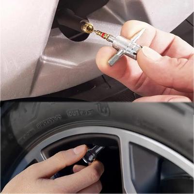 Repair Tire ValveTool Kit Without Disassembling Tire Replace Tire Valve with Efficient , Fast Installation Tool with Valve Core