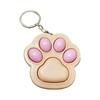 Cartoon Cat Claw Button Pendant Fingertip Toy Cat Paw Keyboard Creative Cat Paw Keychain  Kids Toy
