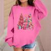 Children's Fashionable Casual Long-sleeved Loose Christmas Print Pullover Sweatshirt
