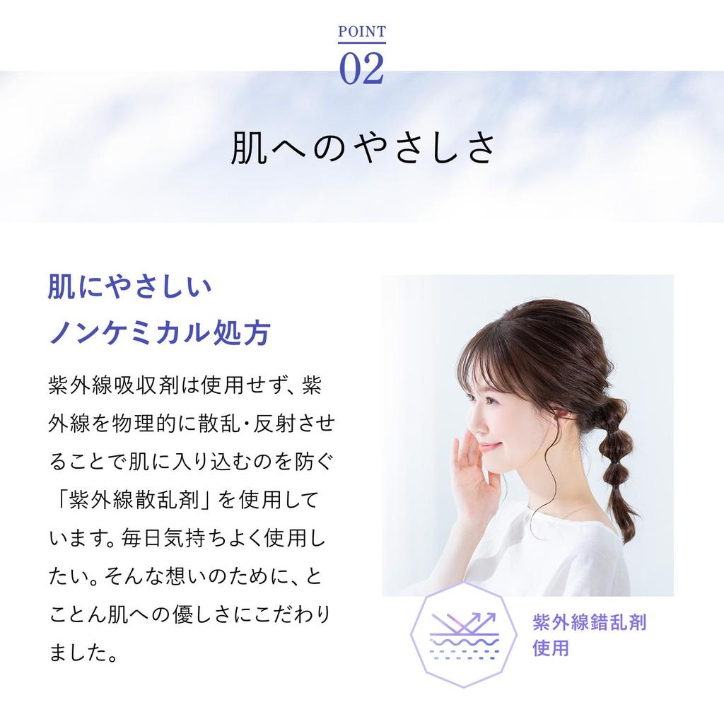 FANCL Sunguard Protect UV Renewal 60 Drying Waterproof 50+ (Approx. Uses) Full-Body Sunscreen, Additive-Free (UV/Blue Light, Protection),