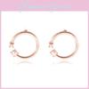 Pearl Elegant Alloy Stud Earrings Womens Geometric Design Fashion Modern