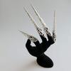 Style Ancient Queen Finger Tip Protection Knuckle Rings Nail Rings Set Belly Dance Accessories