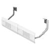 Home Use Air Conditioning Vent Deflector for Wall Mounted Units Adjustable Length and Angle Air Conditioner Windshield