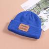 Hat Women Autumn and Winter Ins Patch Wool Hat Couple Casual Warm Knitted Hat Student Outdoor Cold Hat Men Ins Style