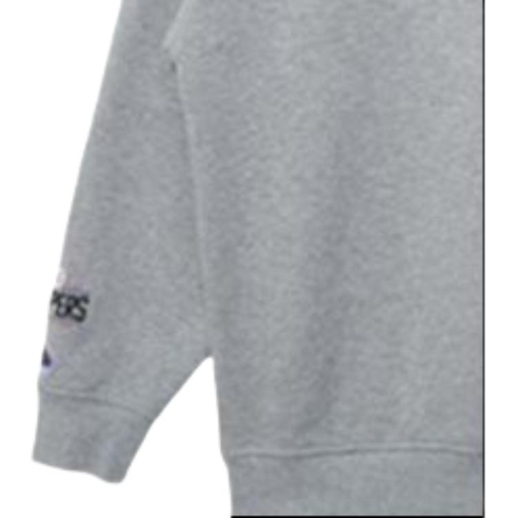 New Era SS22 Letter Print Long Sleeve Sweatshirt Unisex sweatshirt Gray 13134287