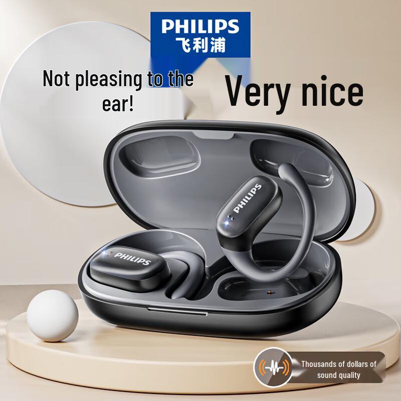Philips TAT3708 Open-Ear Bone Conduction Sports Headphones