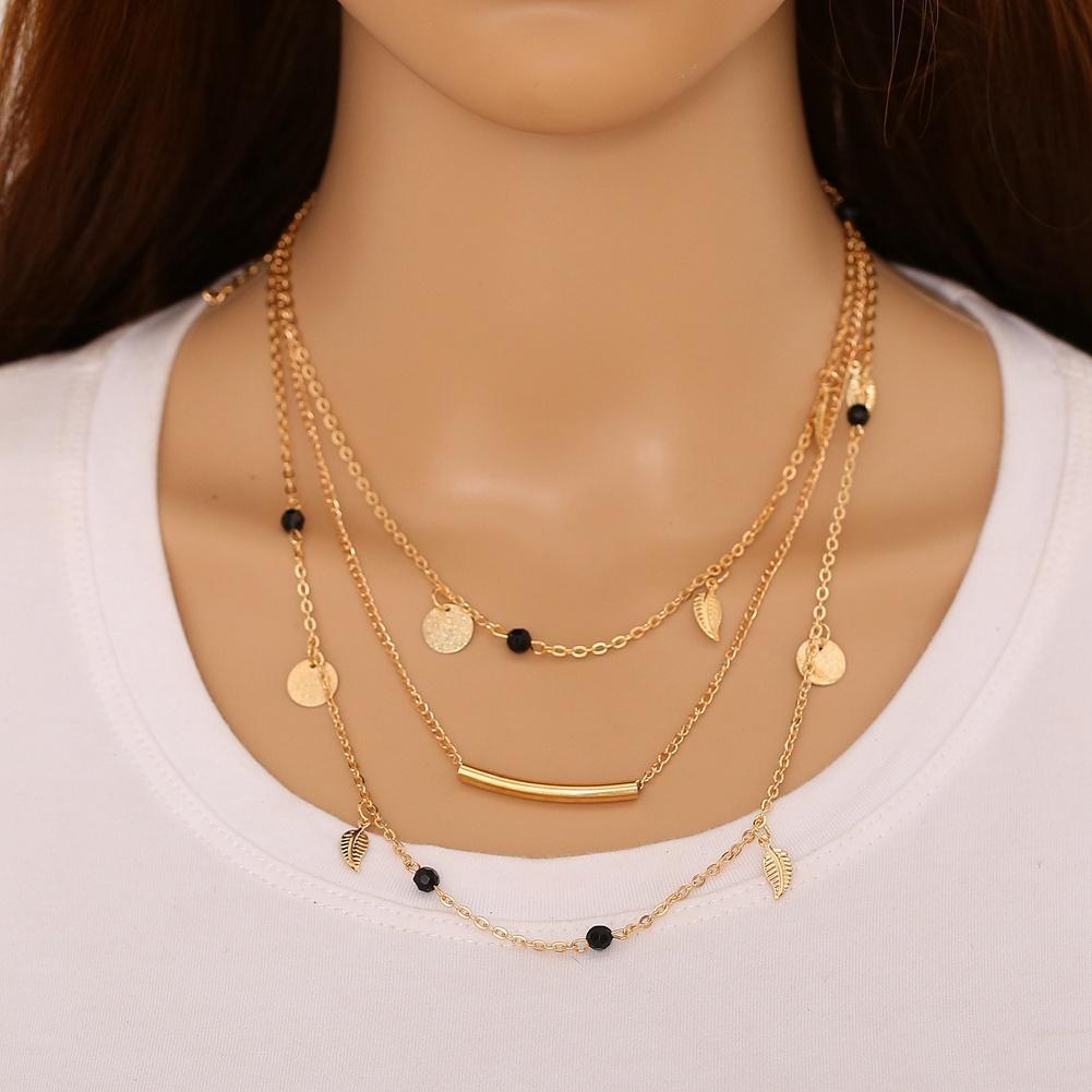 Women Boho Multilayer Statement Bib Pendant Chain Charm Choker Necklace Jewelry Women Boho Multilayer Statement Bib Pendant Chain Charm Choker Necklace Jewelry