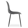 WAT chair dark gray / black legs x 1