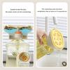 Hygienic Dishwashing Liquid Press Sink Hand Soap Dispenser Kitchen Detergent Presser Pump With Sponge Tray