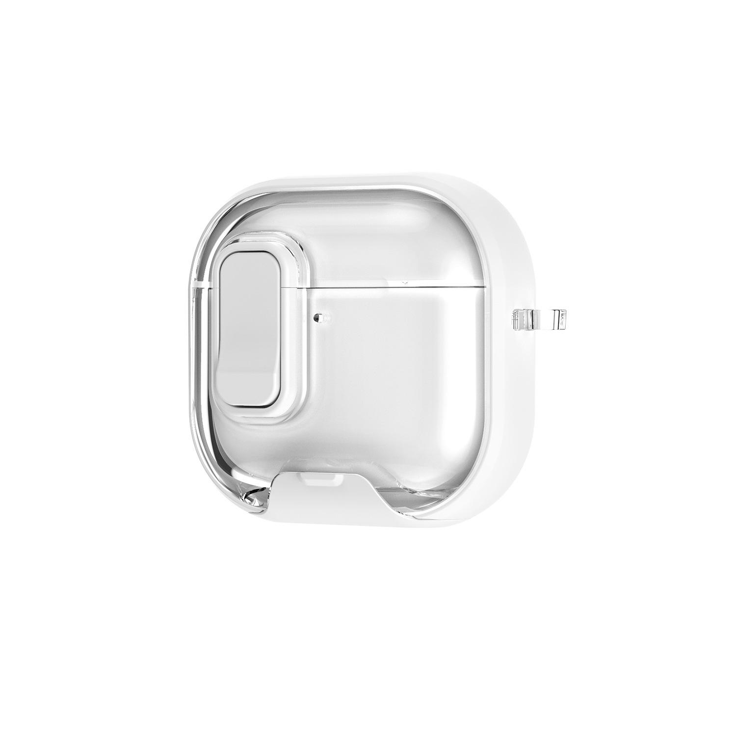 

Прозорий захисний чохол для AirPods Pro 3 із застібкою для навушників Apple 4-го покоління AirPods 4 білий