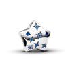New 2024 925 Sterling Silver Plated Blue Pave Series Star Owl Butterfly Moon Pendant Diy Jewelry Bead Fit European Bracelet