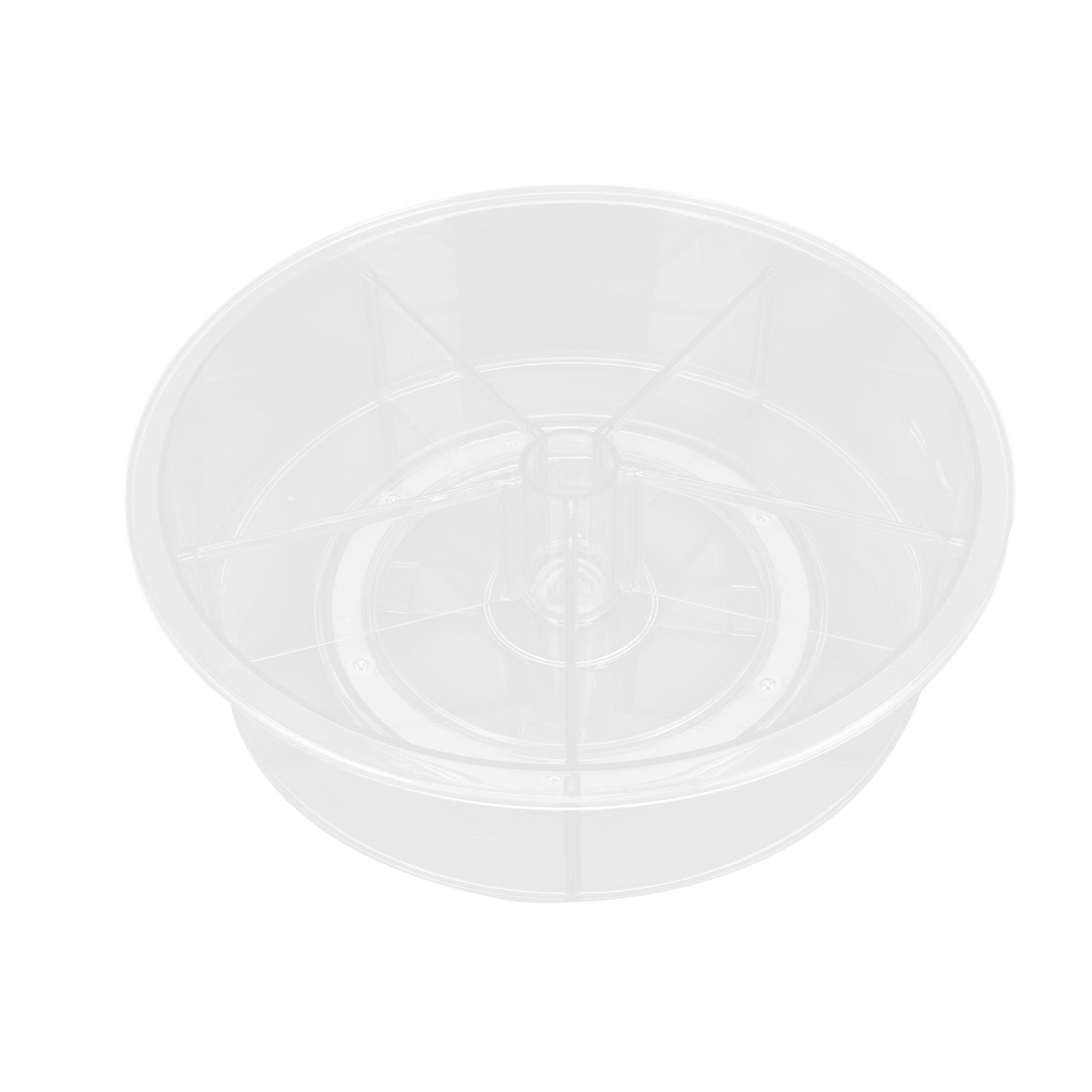 Органайзер для поворотного стола 360 градусов Вращающийся Большая вместимость Прочный ПЭТ Прозрачный Широкое применение Вращающийся органайзер