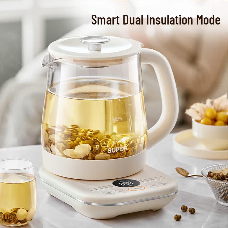 Supor 1.5L Multifunction Electric Health Pot & Tea Maker CN plug (adapter included)