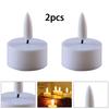 3D Flameless Tea Light Candles for Wedding and Church Decor Pack of 2/4/6/24