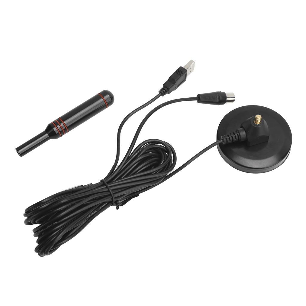 Digital TV Antenna VHF174 230UHF470‑862MHz Signal Reception TV Suction Cup Antenna