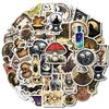 10 30 50Pcs Vintage Gothic Apothecary Stickers Halloween Cool Decals Decoration Diy Phone Skateboard Laptop Graffiti Decals Toy