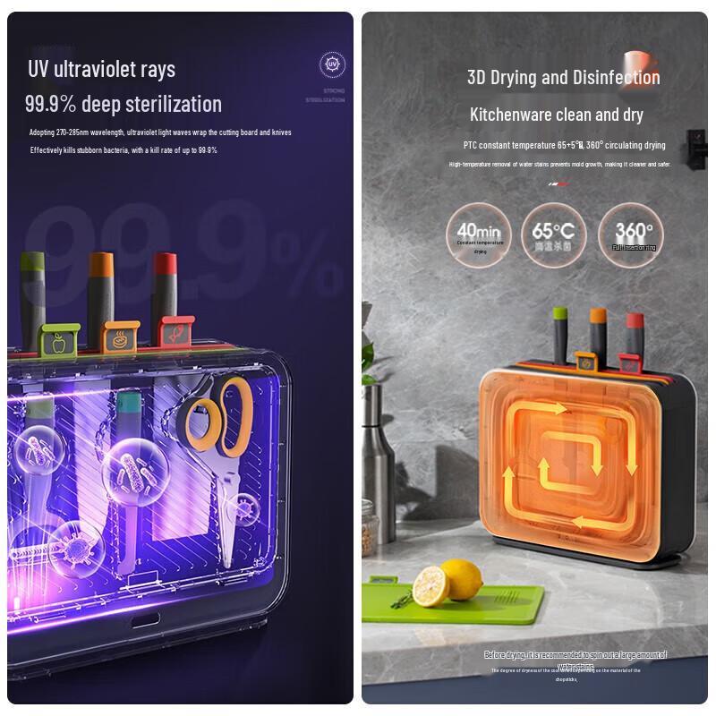 Morphy Richards Knife & Chopping Board Sterilizer Dryer CN plug (adapter included)