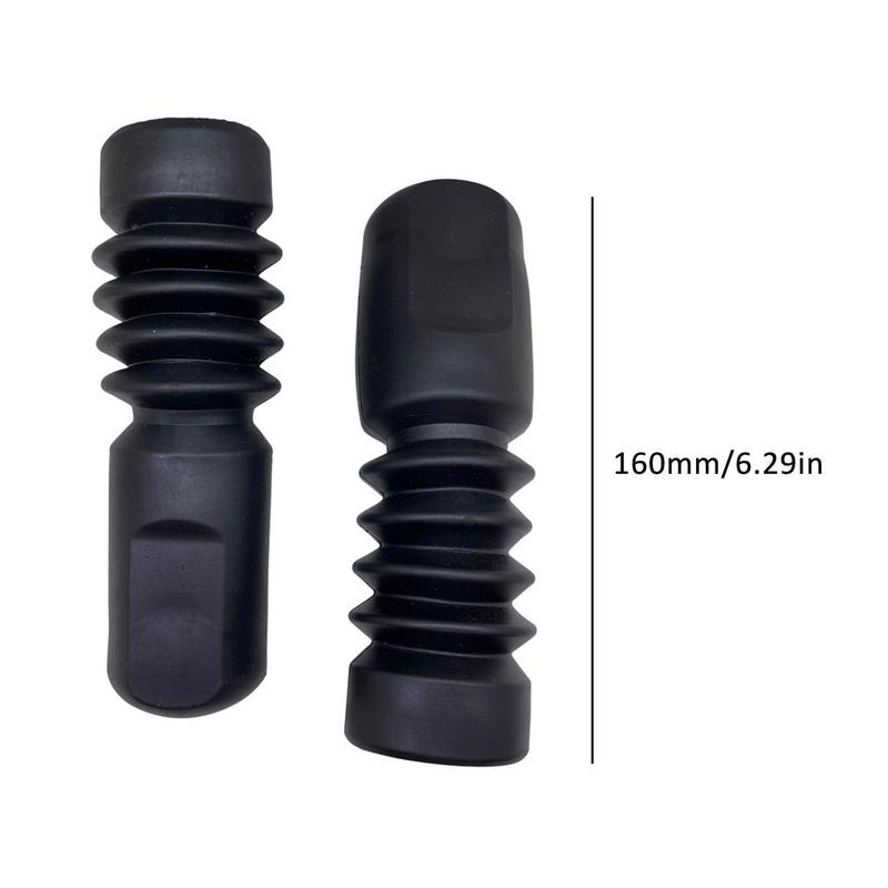 Universal 2pcs Motorcycle Rubber Protector Front Fork Gaiters Dust Cover Gators Boots Motorbike Gaiter Covers