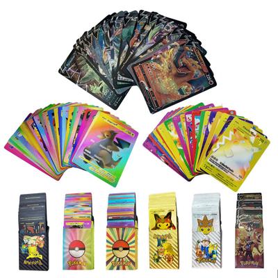 55Pcs Gold Foil Assorted Cards Pokemon Cards Collection H02