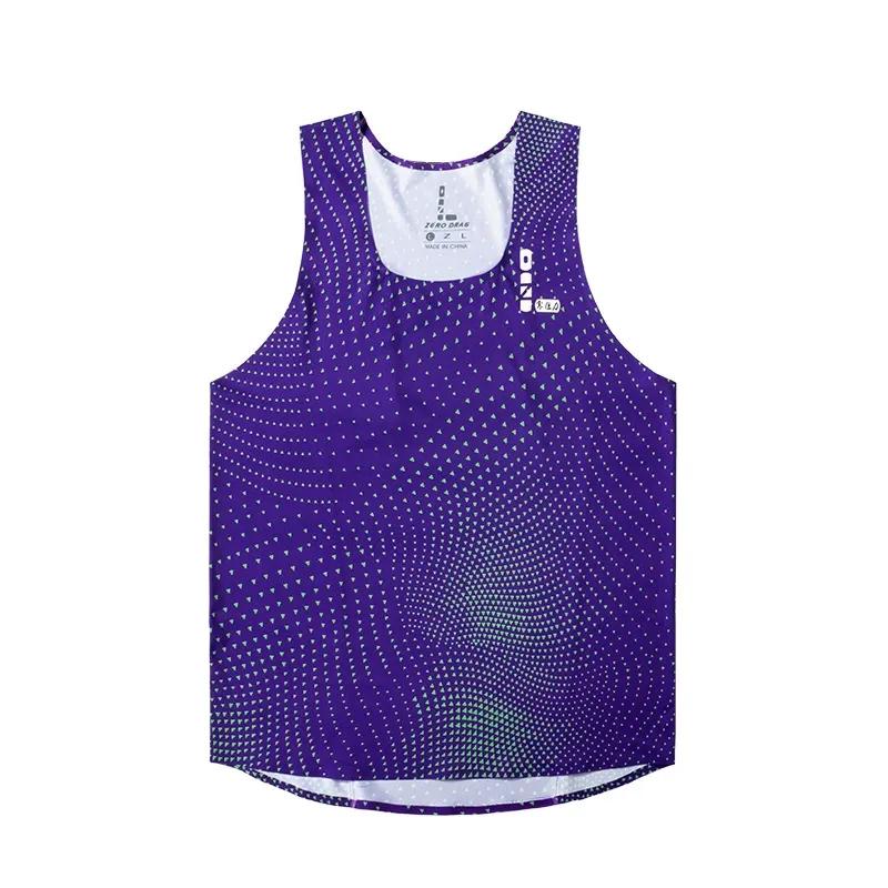 Summer Basketball Mesh Tank Lightweight Marathon Running Sport Vest Tops Track Field Training Jersey Shirt Vest Men's Clothes