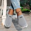 Summer New Women's Cut-out Sneakers Casual Breathable Slip On Walking Shoes Lightweight Outdoor Flat Shoes