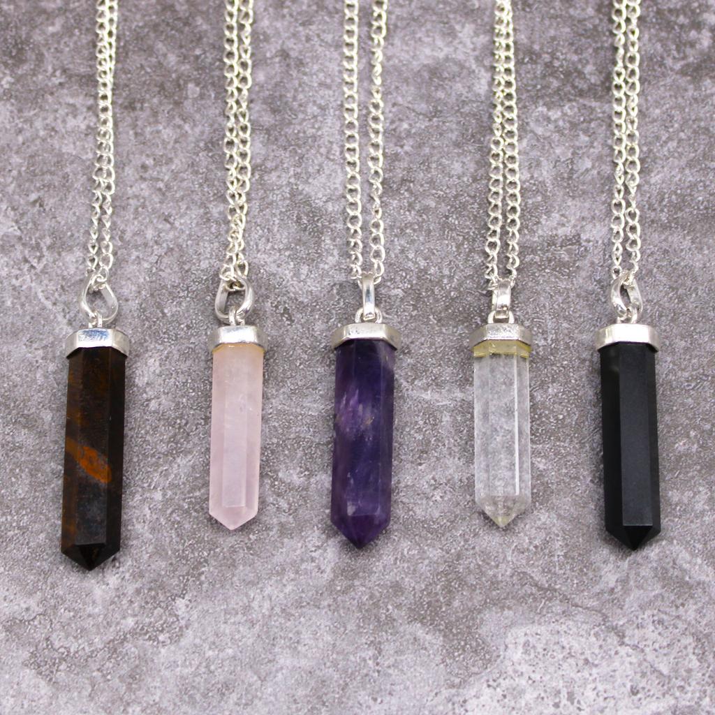 Rose Quartz Point Pendant