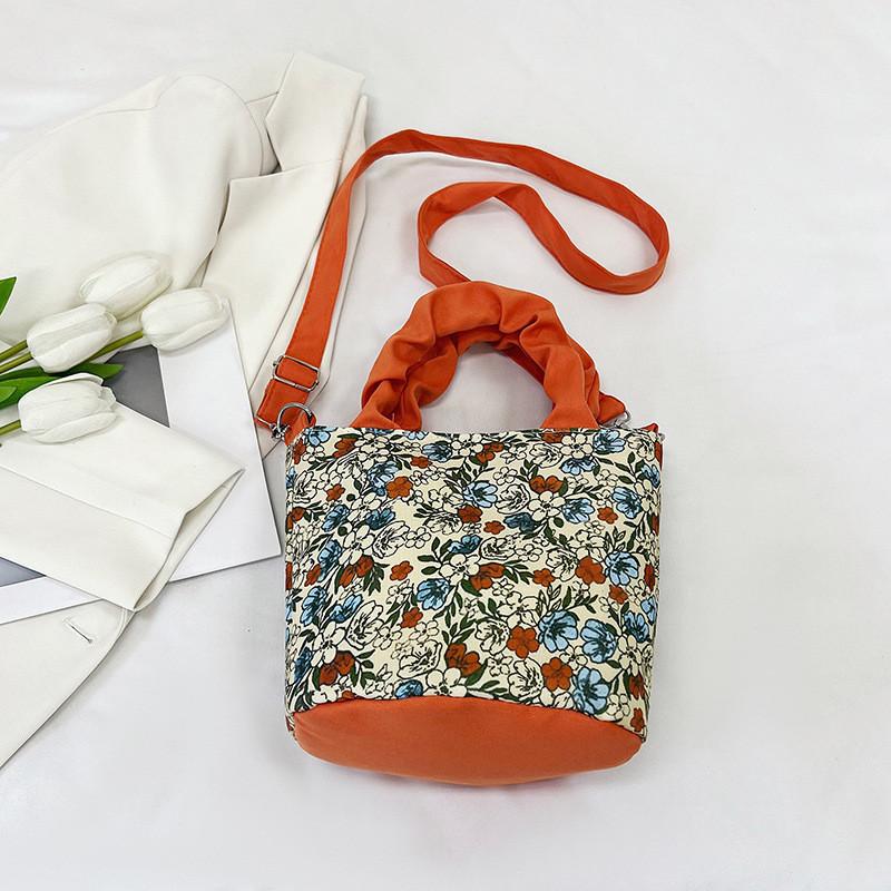 Шикарная сумка-ведро цвета хаки и белого цвета, модная нейлоновая мини-сумка-тоут для повседневного использования хаки