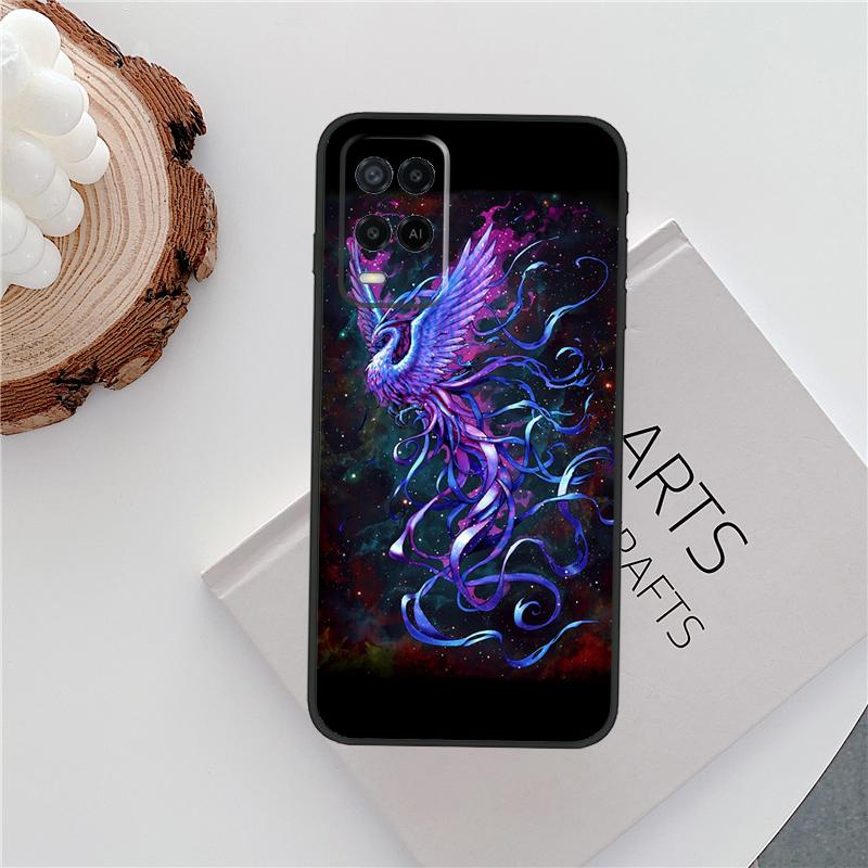 

Phoenix Bird Case For Oppo A60 A74 A94 A54 A18 A38 A58 A78 A98 A40 A80 A16 A76 A96 A15 A57S A17 A77 Cover OPPO A74 4G