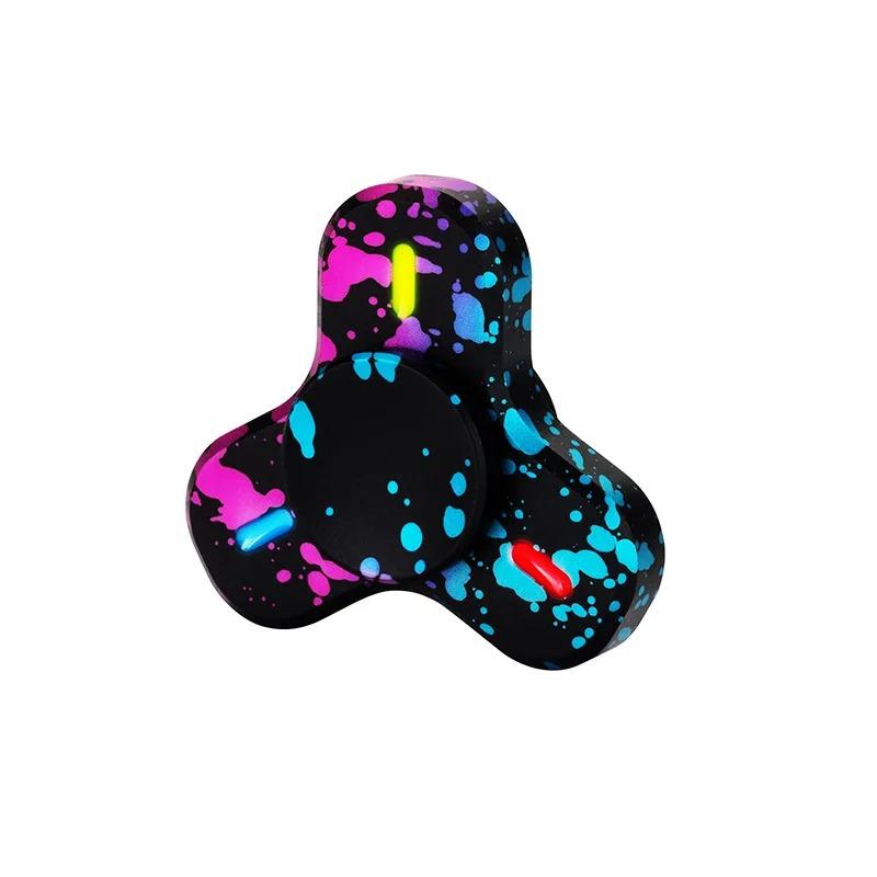 

Мини-спиннер Fidget Spinner Luminous EDC Alloy Relief Снятие стресса Игрушка Антистресс Ручной Спиннер Наконечник Светящийся Гироскоп Дети розовый