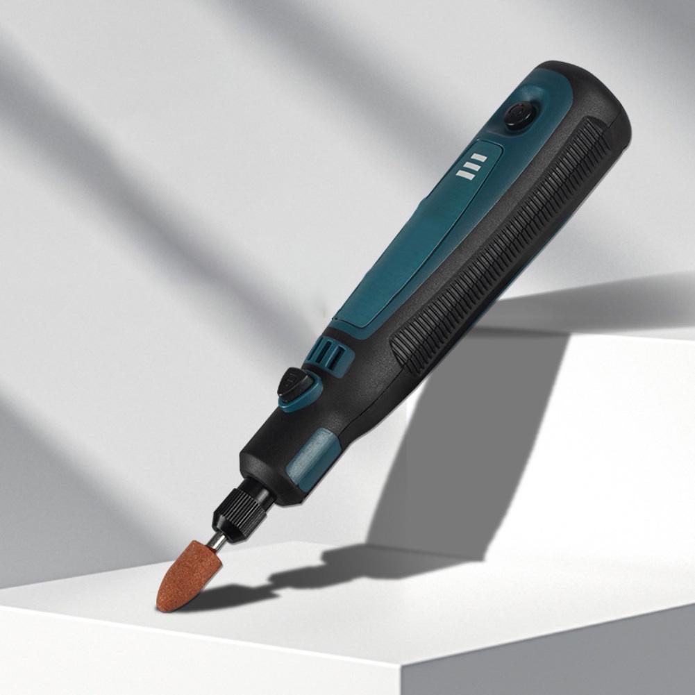 15 Piece Portable Rotary Tool Kit with High Speed Motor and Lithium Battery for Detailed Engraving and Crafting