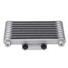 8 Row Motorcycle Oil Radiator Silver 125ml Low Wear Strong Power Fit For GY6 125CC‑250CC Motocross ATV