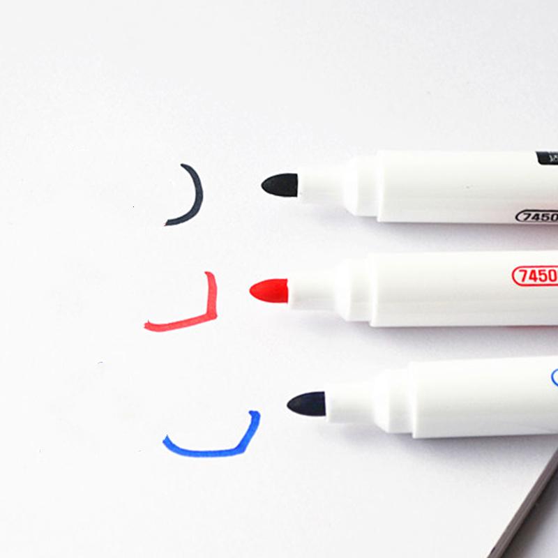 1pcs White Board Marker Pen for Whiteboard Glass Red Blue Black Ink Pens Highlighter Office Meeting School Teaching