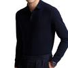 Polo Ralph Lauren Einfarbiges Logo Gestrickter Pullover Herrenpullover Hunter-Tiefblau MNPOSWE16821901-400