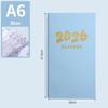 2026 A6 Pocket Planner: English Agenda & 365-Day Cross-Border Time Management Notebook