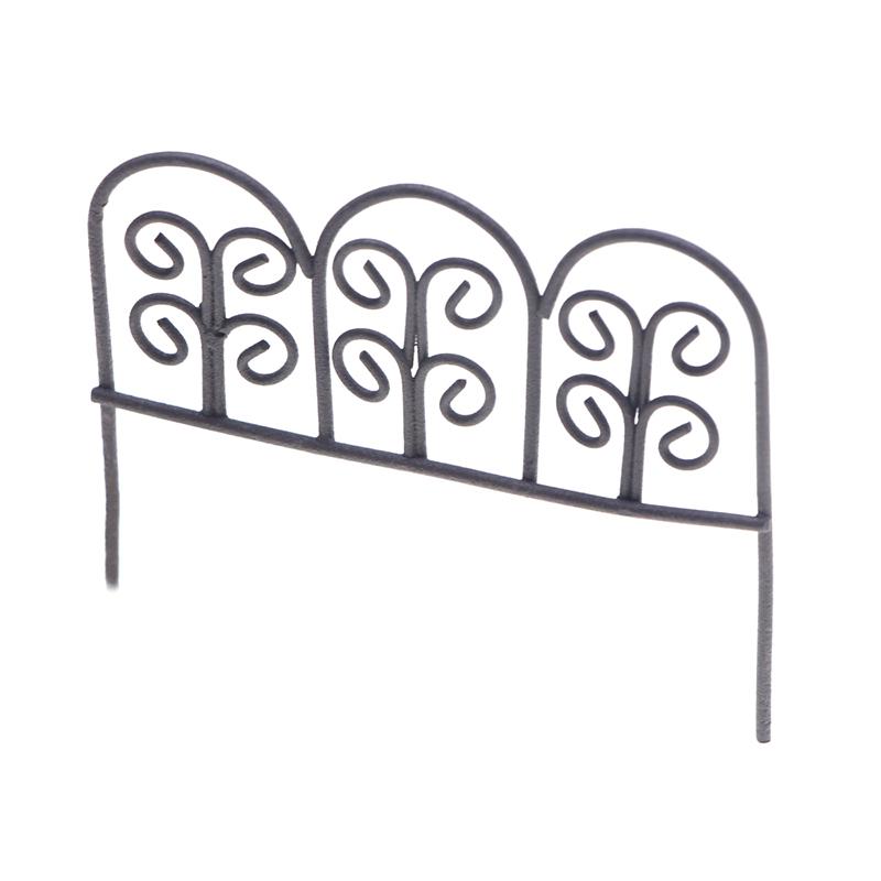 

Миниатюрный железный забор, имитация качелей для украшения мини-дома, кованый художественный игрушечный забор, миниатюрный ландшафт