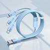 3 In 1 Charging Cable Multi Usb Port Multiple Usb Charging Cord Type C Charger Mobile Phone Wire For iPhone 15 14 13 12 Xiaom