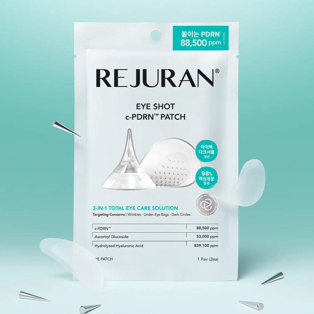 [REJURAN] Eye Shot c-PDRN Patch 88,500ppm Microneedle Eye Patch Wrinkle Dark Circle Eye Bag Firming