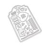 Luggage Card Frame Metal Silvery Stencil Embossing Cutting Dies For Diy Scrapbooking Paper Album Cards Making