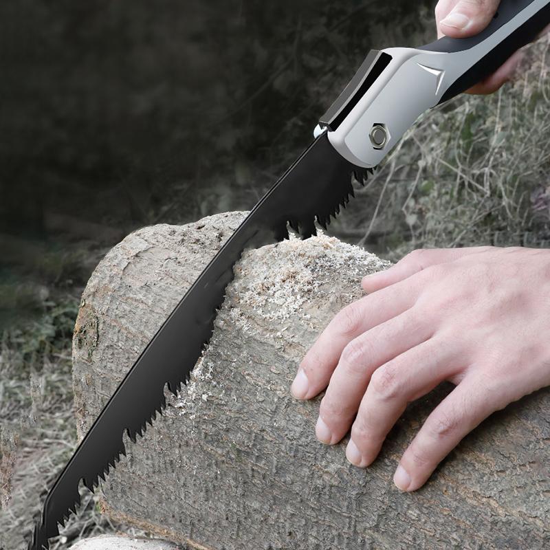 Folding Saw Multifunctional Woodworking Folding Hacksaw Camping Garden Tree Pruning Wood Cutting Alloy Hacksaw Hand Tool