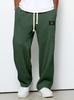 Herren Trendy Locker Fließend Gerade Bein Jogginghose - Frühling/Herbst Lässig Weites Bein Sporthose