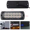 12 LED Strobe Warning Light Strobe Grille Flashing Lightbar Car Truck Beacon Lamp Amber Yellow Traffic Lights Car Accessories