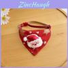Weihnachts-Haustier-Dreieckstuch mit Weihnachtsmann-, Elch-, Schneemann-Design für Katzen und Hunde Winter-Feiertagsdekoration