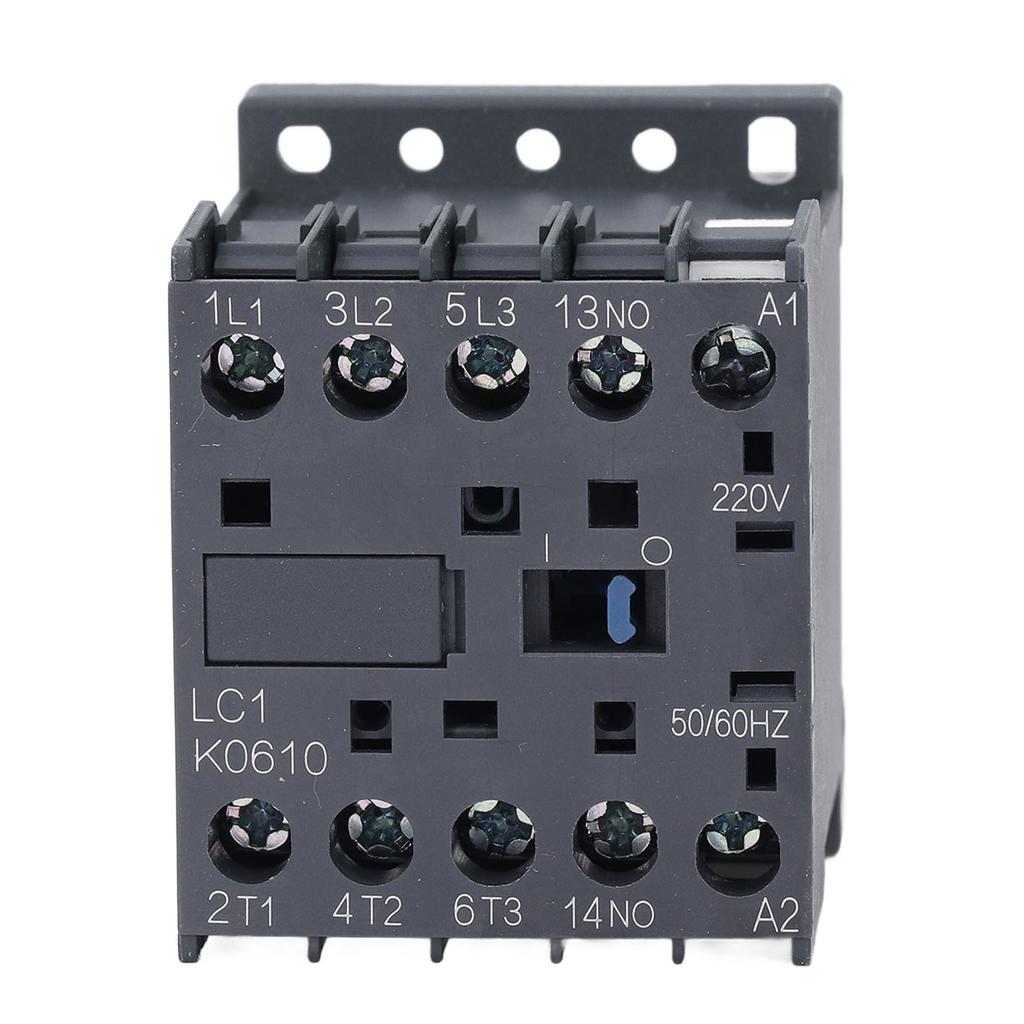 AC Contactor Switch 6A 1 NO Normally Open K Type Small for HVAC Refrigeration Motor Control 220V