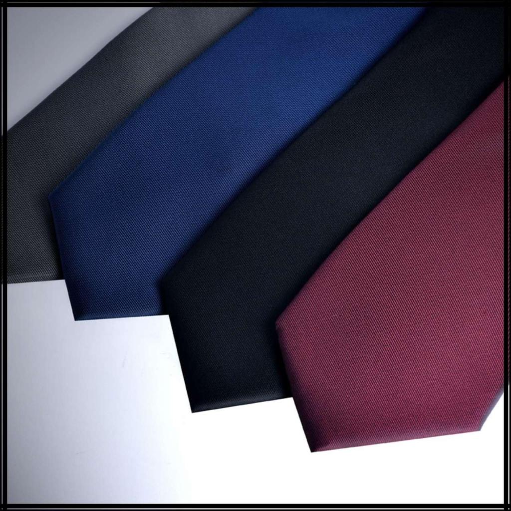 [White Fang] Formelles Krawatte, Einfarbig, Polyester, Business, Elegant, Herren NC141 (Wein)