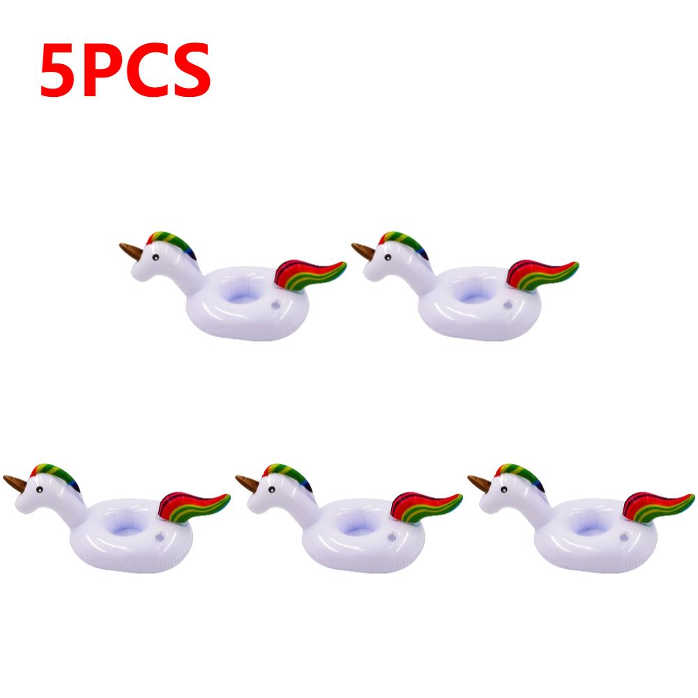 1-5PCS Inflatable Cup Holder Coconut Tree Style Inflatable Drink Coasters Cup Holder Float Cup Stand Pool Accessories