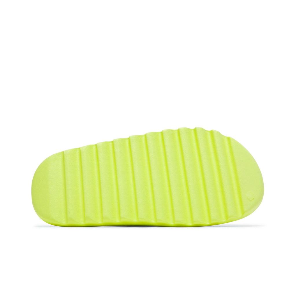 adidas Yeezy Slides 'Glow Green' 2022 (Unisex) Glow Green / Glow Green / Glow Green Slide Slippers HQ6447